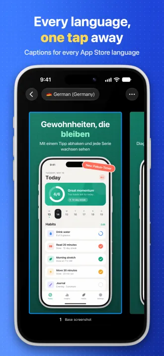iPhone screenshot 4: Every language, one tap away